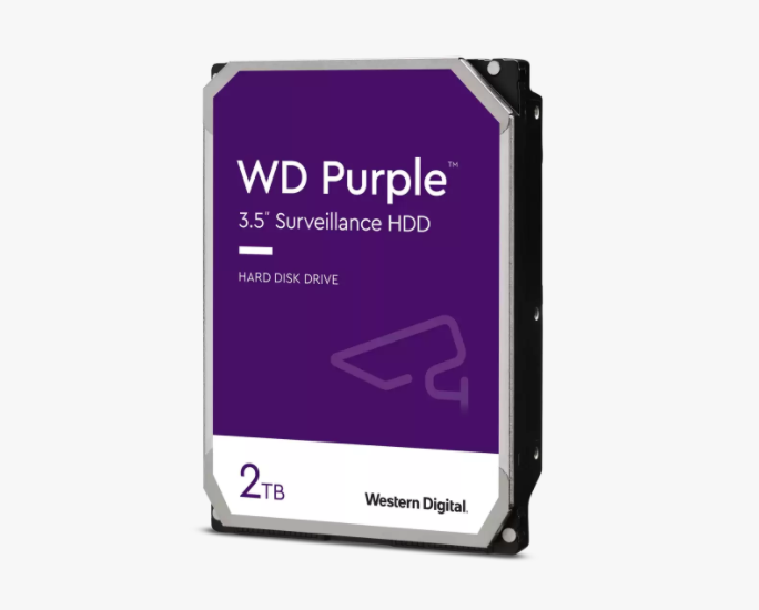 [101362] HD Western Digital Interno 2Tb SATA III Purple Surveillance 256Mb 5400 RPM