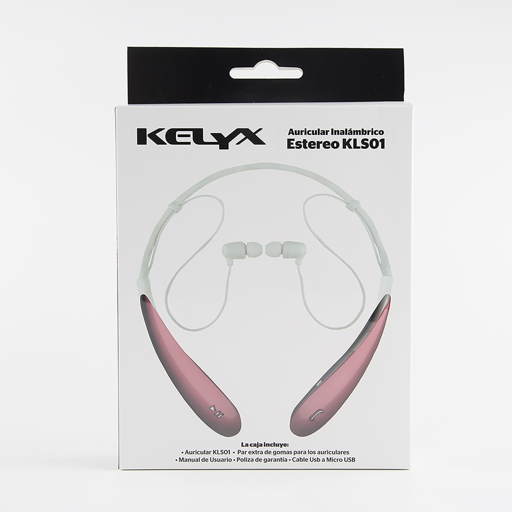 [101386] Auricular Kelyx KLS01 Bluetooth Rosa