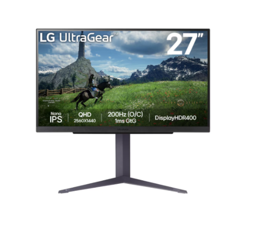 [100111] Monitor LG 27 Gamer 27GS85Q-B Nano IPS QHD