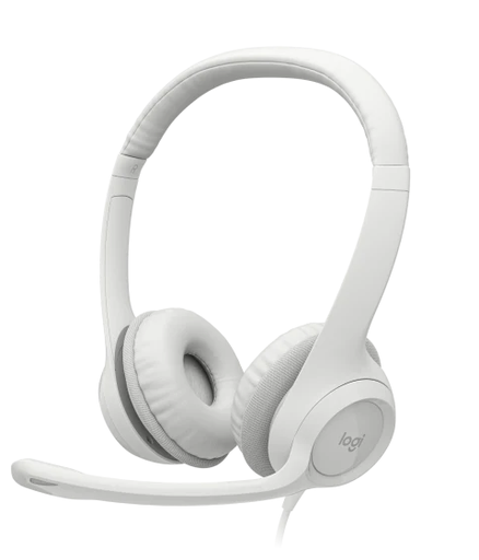 [100025] Auricular Con Microfono Logitech H390 White 981-001285